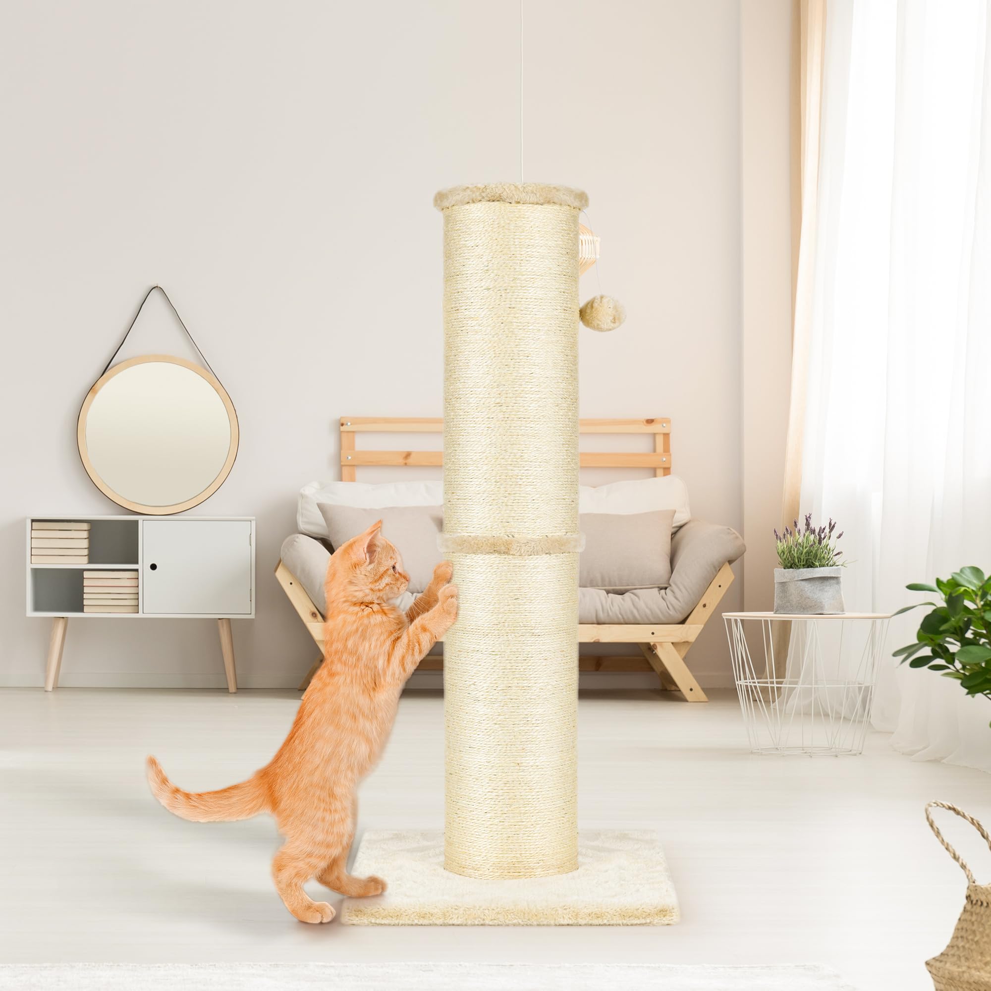 PAWSCRAT indoor-friendly cat furniture addition helps protect your home.