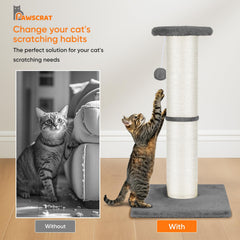 PAWSCRAT large 14x15-inch base provides stable footing.