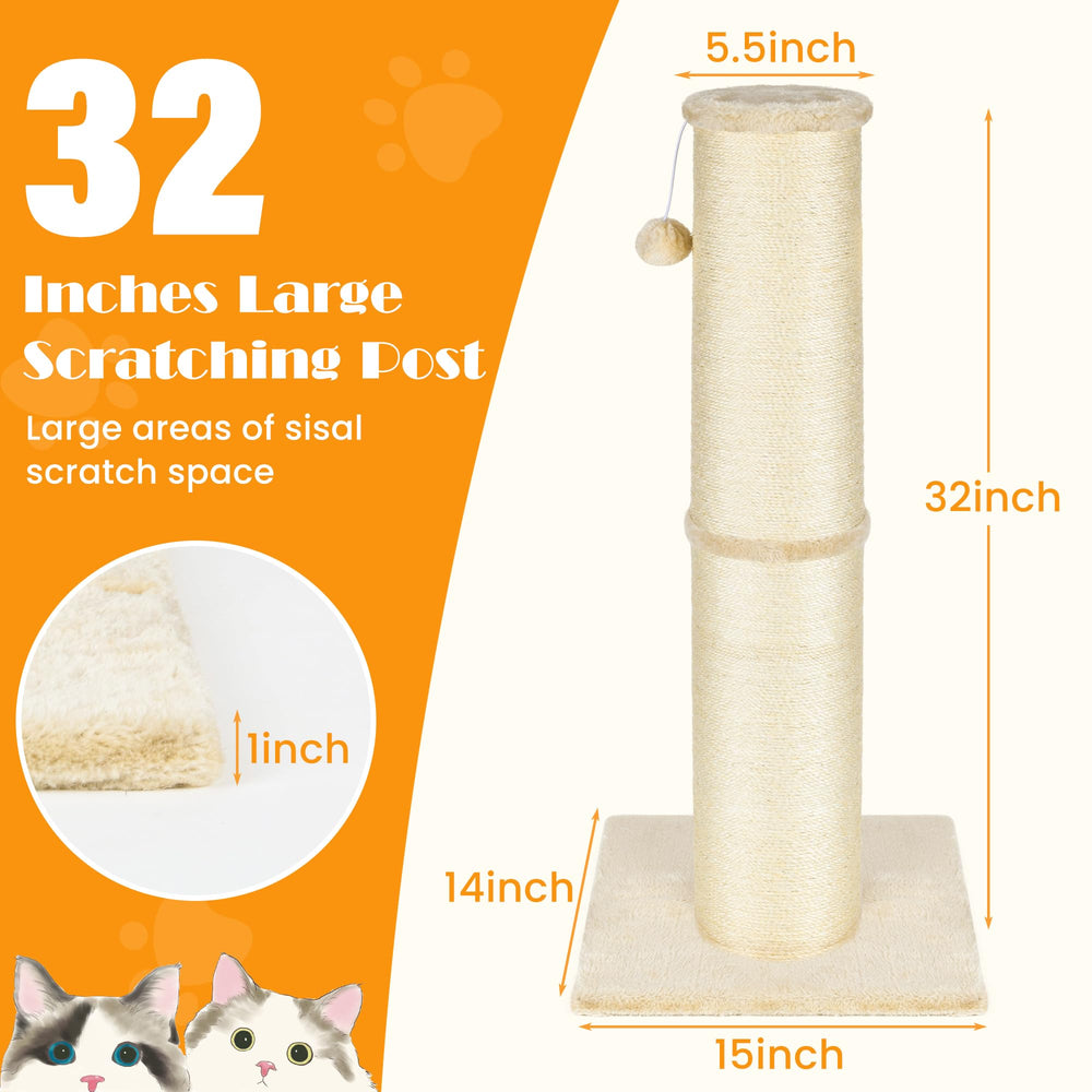 PAWSCRAT sisal rope closeup highlights durable natural material for long-lasting claw play.