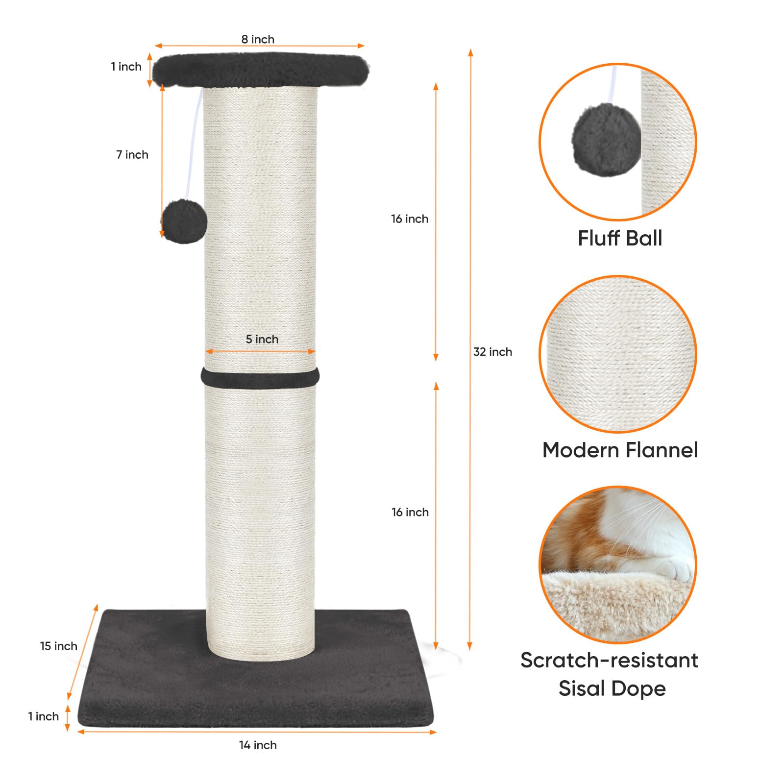 PAWSCRAT wide base 14 by 15 inches adds strong stability
