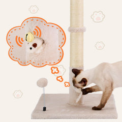 PAWSFANS tree hole play design encourages interactive pounce and play sessions