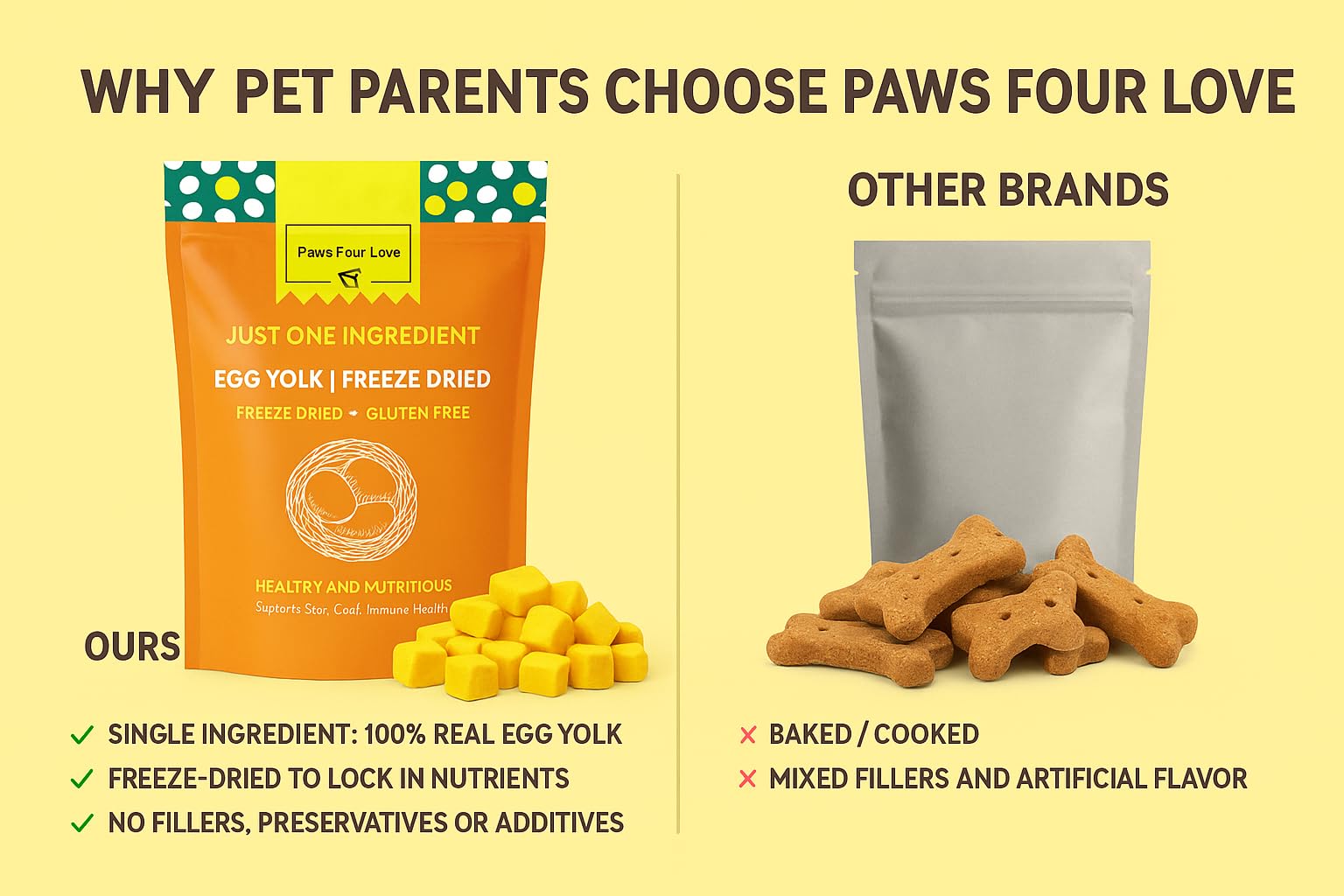 PawsFourLove USA facility image emphasizes ethical sourcing and careful production.