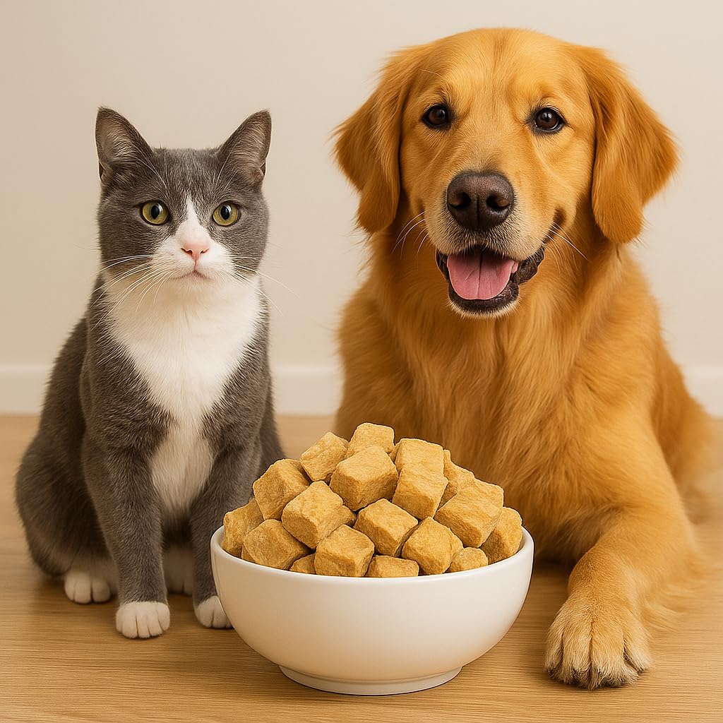 PawsFourLove grain-free gluten-free salmon treats for pets with sensitivities.