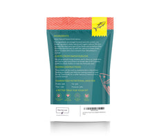 PawsFourLove organic salmon close-up protein-rich texture and omega nutrients.