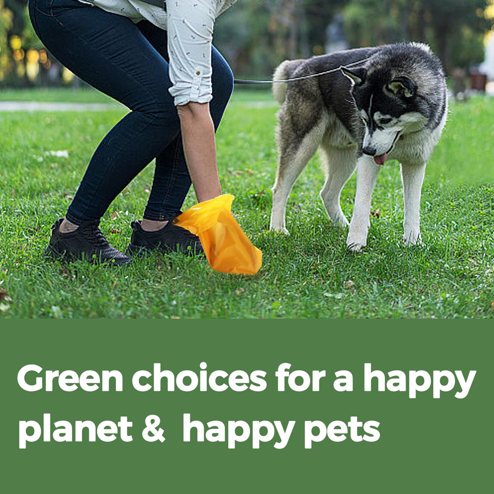 PAWSHOLIC unscented dog poop bags for odor-free walks and quick cleanup.
