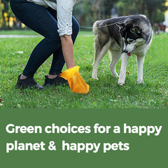 PAWSHOLIC unscented dog poop bags for odor-free walks and quick cleanup.