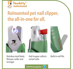 Pawsibility razor sharp blade close-up for clean cuts on pets