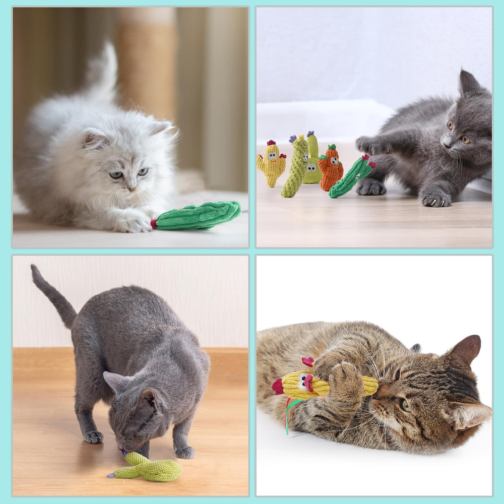 Pawsible catnip cactus toy materials ensure safety and non-toxicity during chewing.