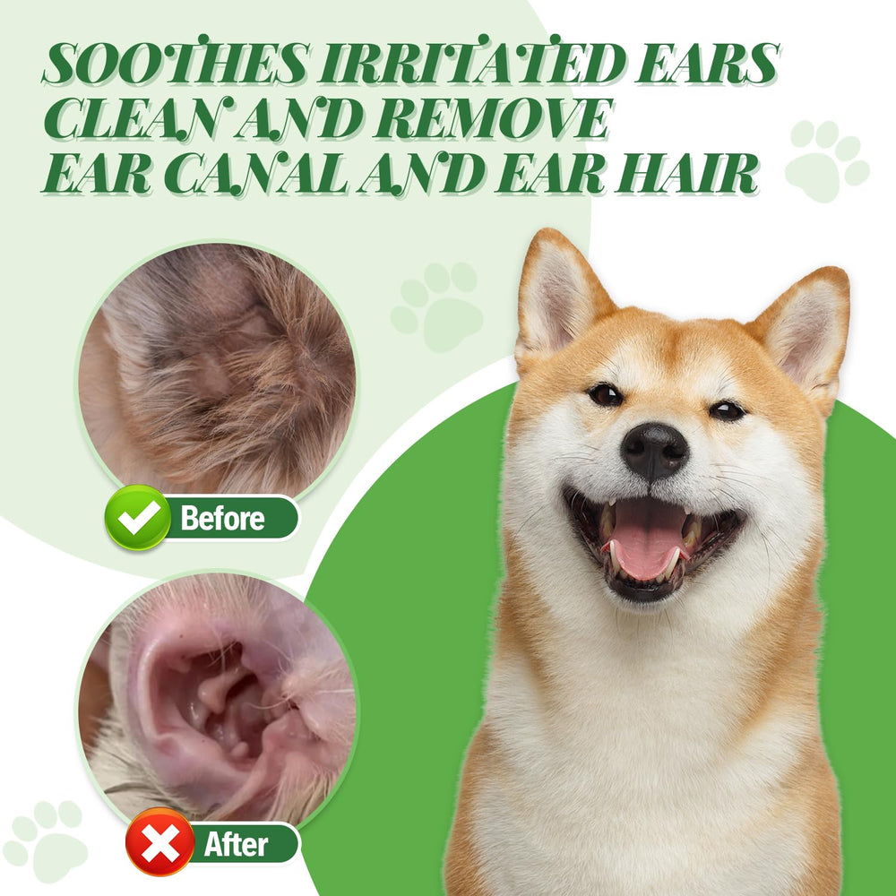 Aceite de cuidado de orejas Pawsitive Vibes para higiene regular.