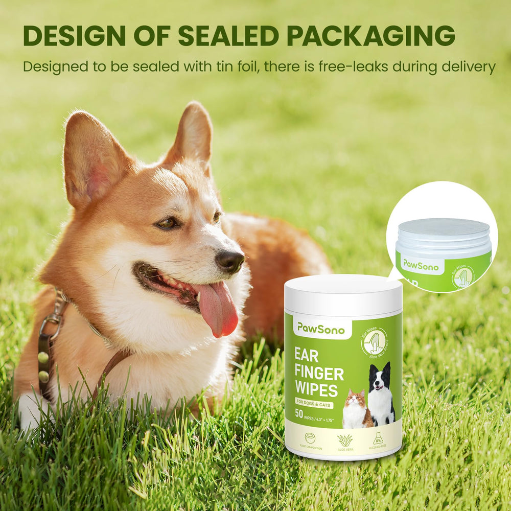 PawSono 100-count packaging side view emphasizes value and convenience.