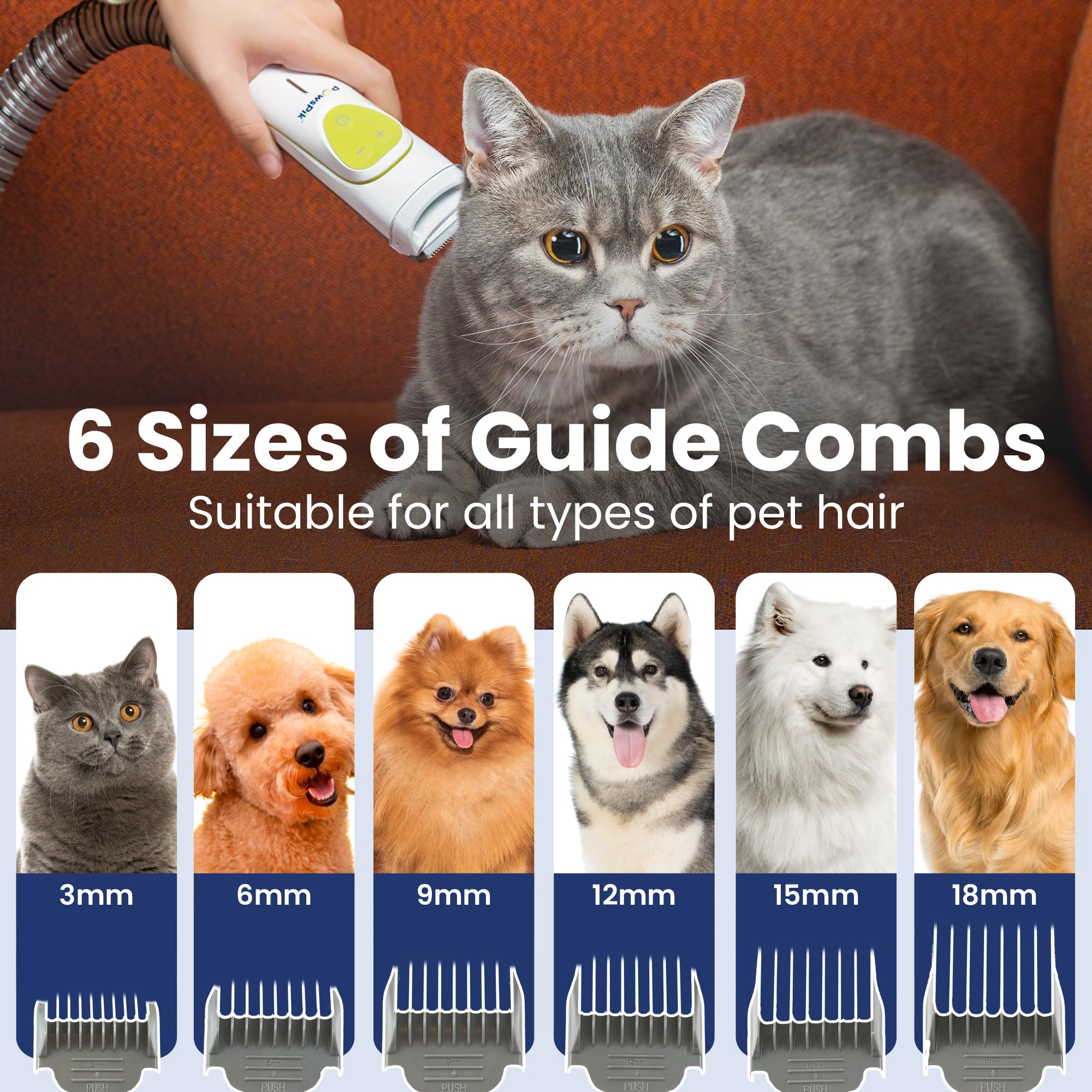 PAWSPIK GroomingPro RX dematting tool for quick coat care