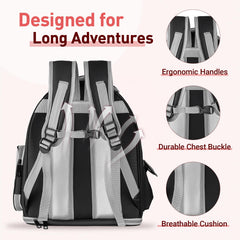 pawstrip Backpack is airline-approved for easy travel with pets