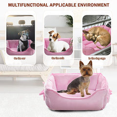 pawstrip Cute Princess Bed pink bowknot-detail adds charming style for any room.