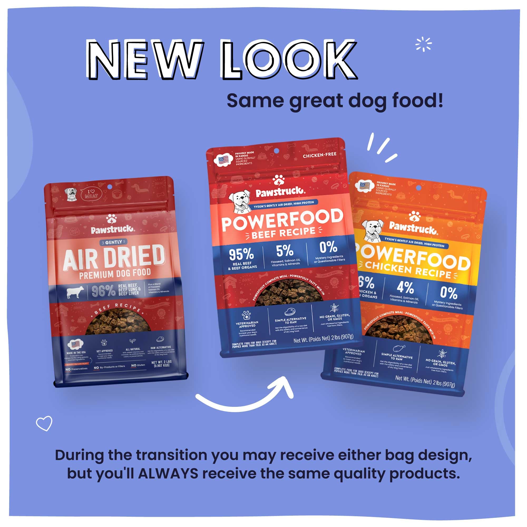 Pawstruck air dried beef bite closeup highlights chewy texture appealing to picky eaters.