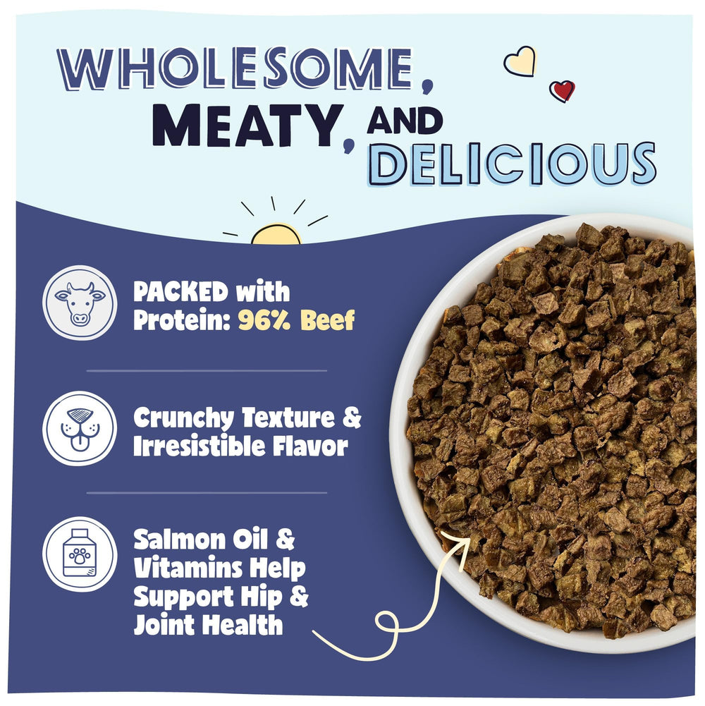 Pawstruck beef ingredient flaxseed oil spotlights wholesome fats for joints and coat.