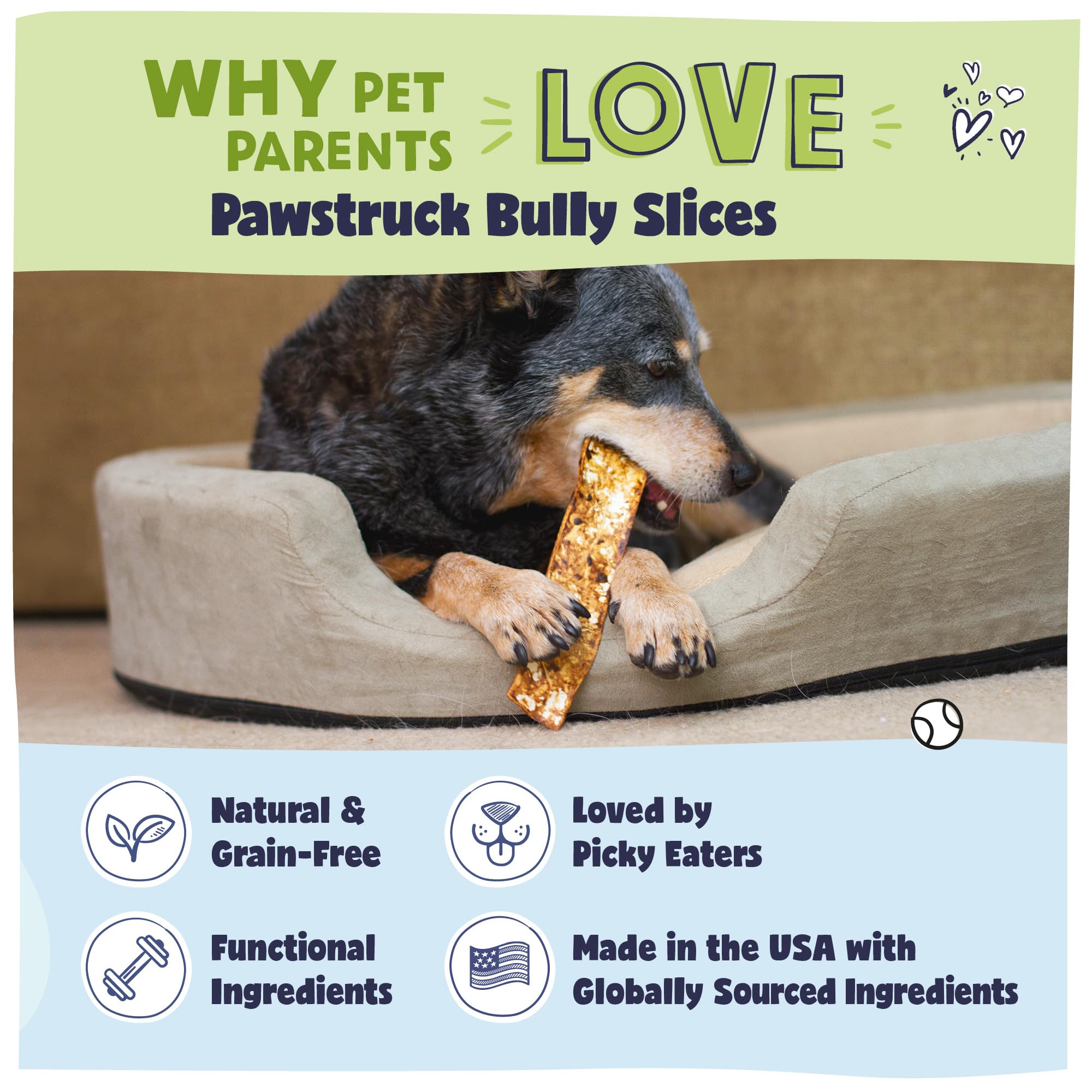 Pawstruck Bully Slices peanut butter gravy close-up emphasizes flavor appeal.