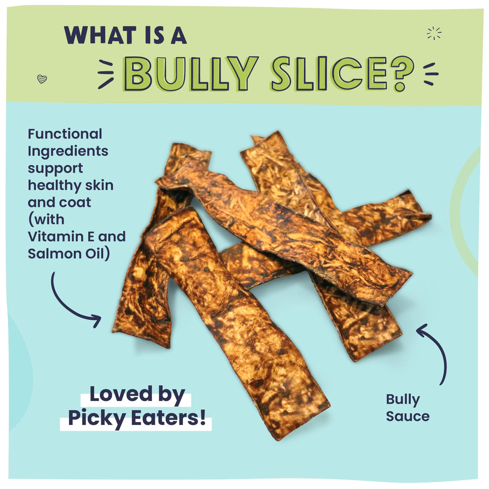 Pawstruck Bully Slices made-in-USA production signals trusted quality.