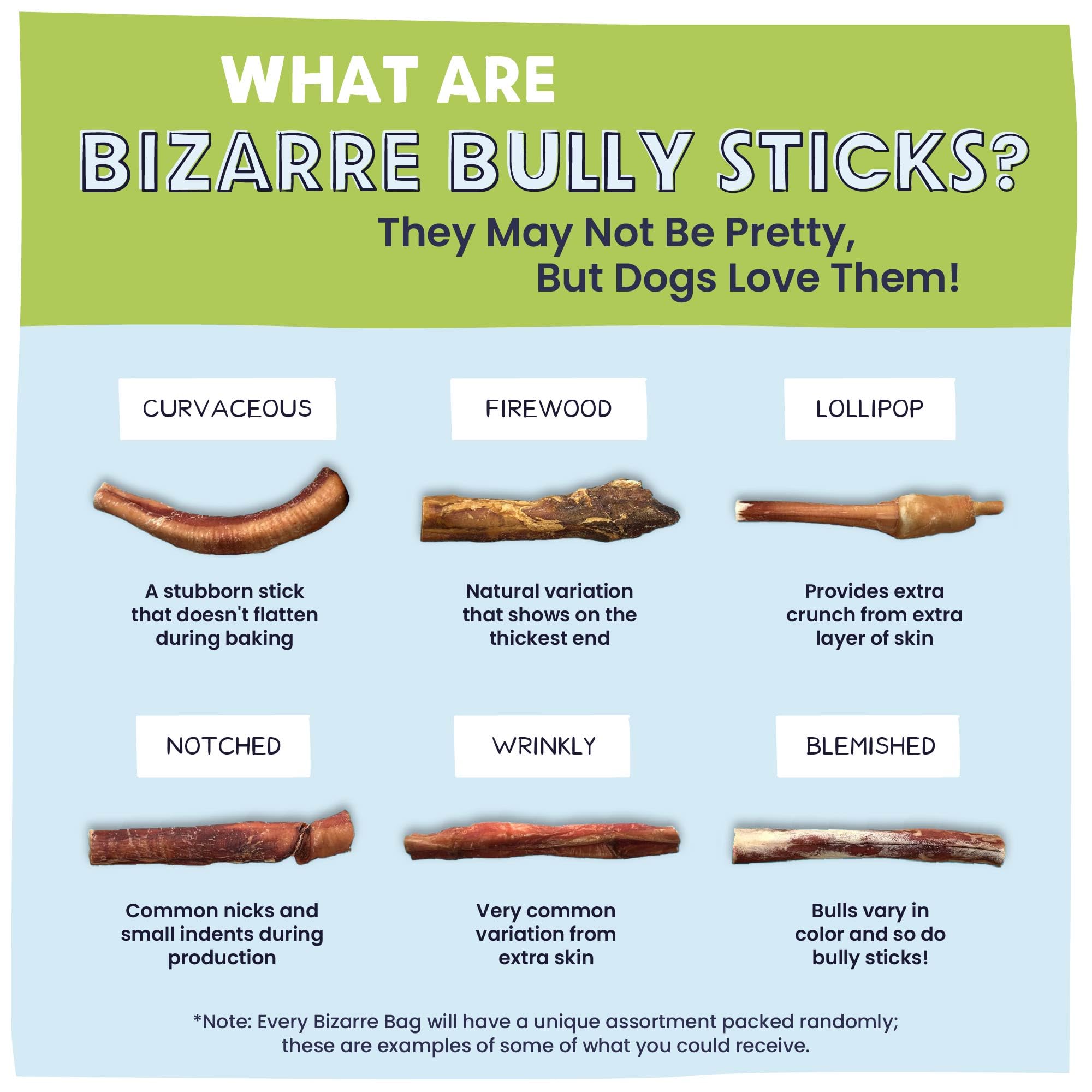 Pawstruck bully sticks packaging may vary during transition