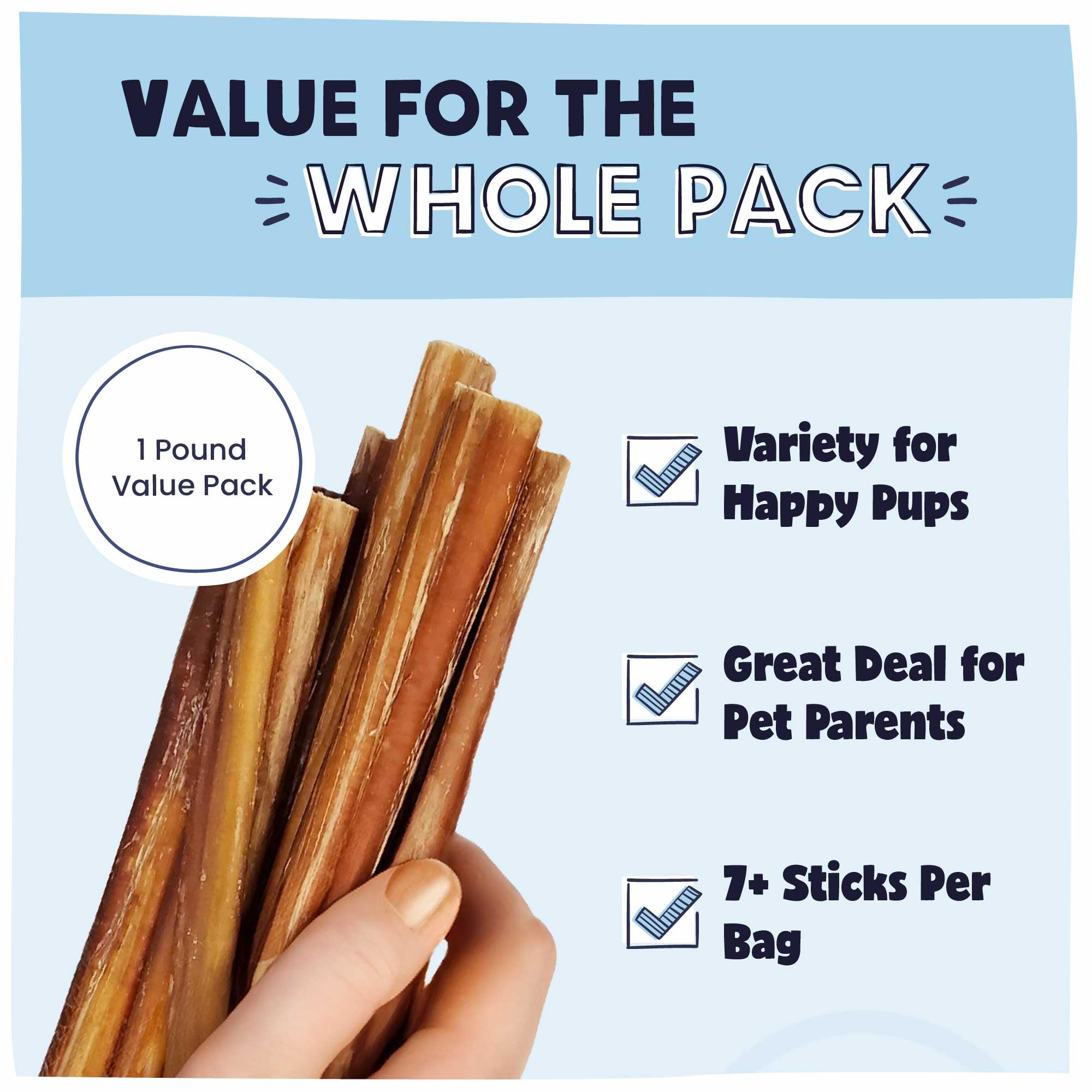 Pawstruck single-ingredient beef pizzle, natural flavor for dogs.
