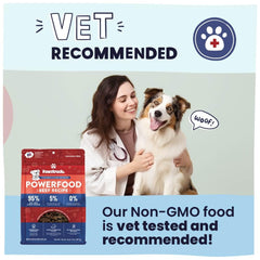Pawstruck USA-made SQF facility label emphasizes safety and high quality production.
