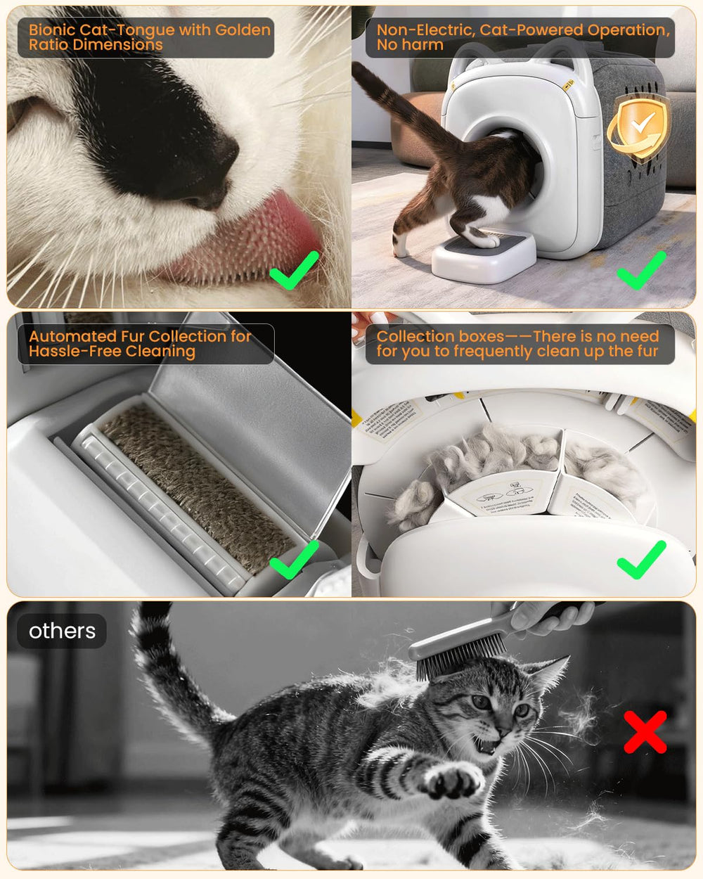 PawSwing user guide imagery showing setup tips