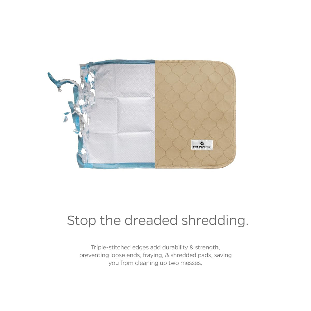 Pet Parents Pawtect Pads ideal for housebreaking, travel, and crate protection.
