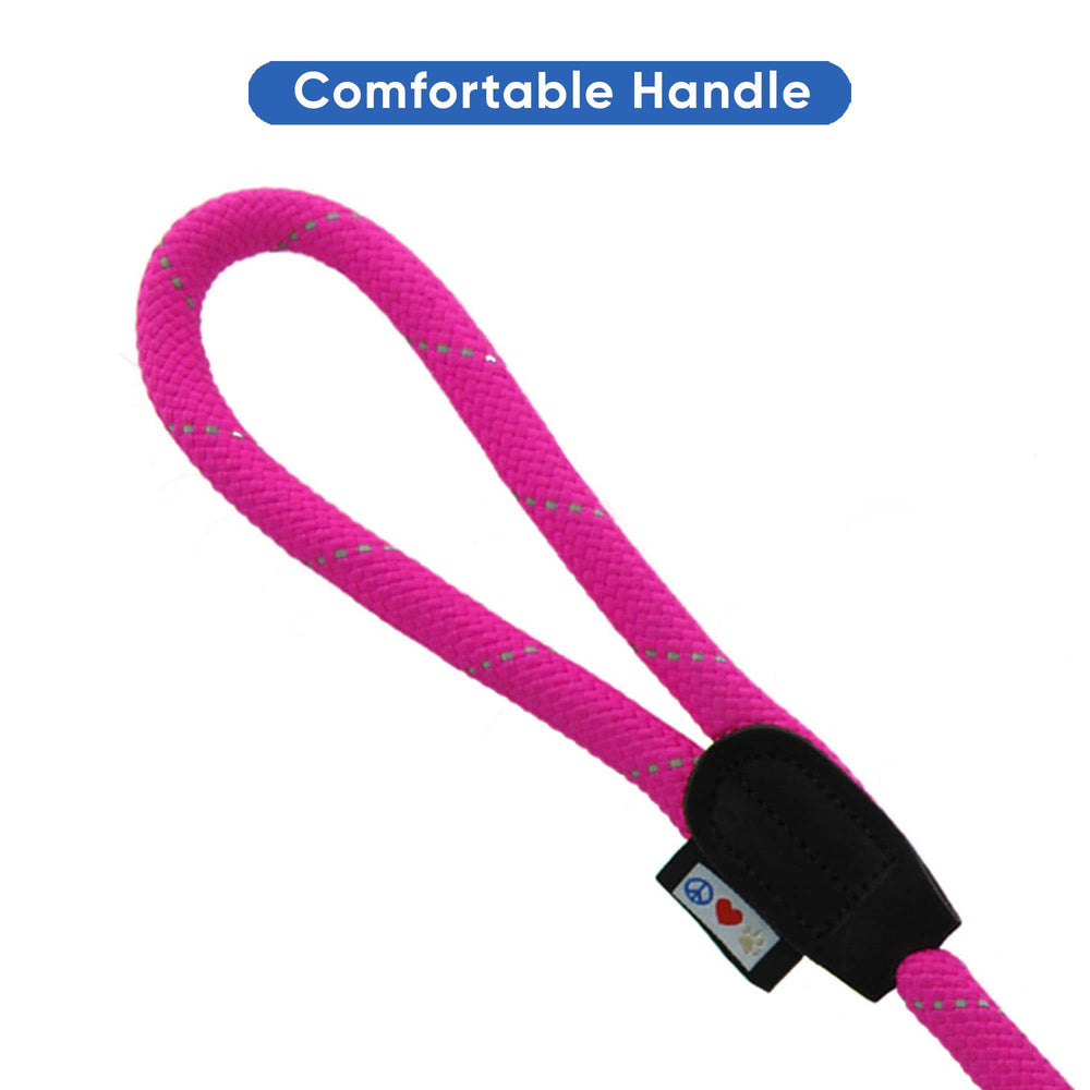 Pawtitas reflective-stitching-night-visibility on leash enhances safety in low light.
