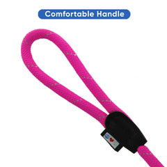 Pawtitas reflective-stitching-night-visibility on leash enhances safety in low light.