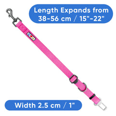 Pawtitas durable rip-stop nylon belt stands up to daily travels.