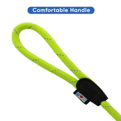 Pawtitas shock-absorbing rope leash reduces strain for easier walking and training.