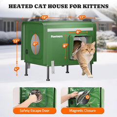 Pawtners all-metal windproof frame provides sturdy shelter against storms.