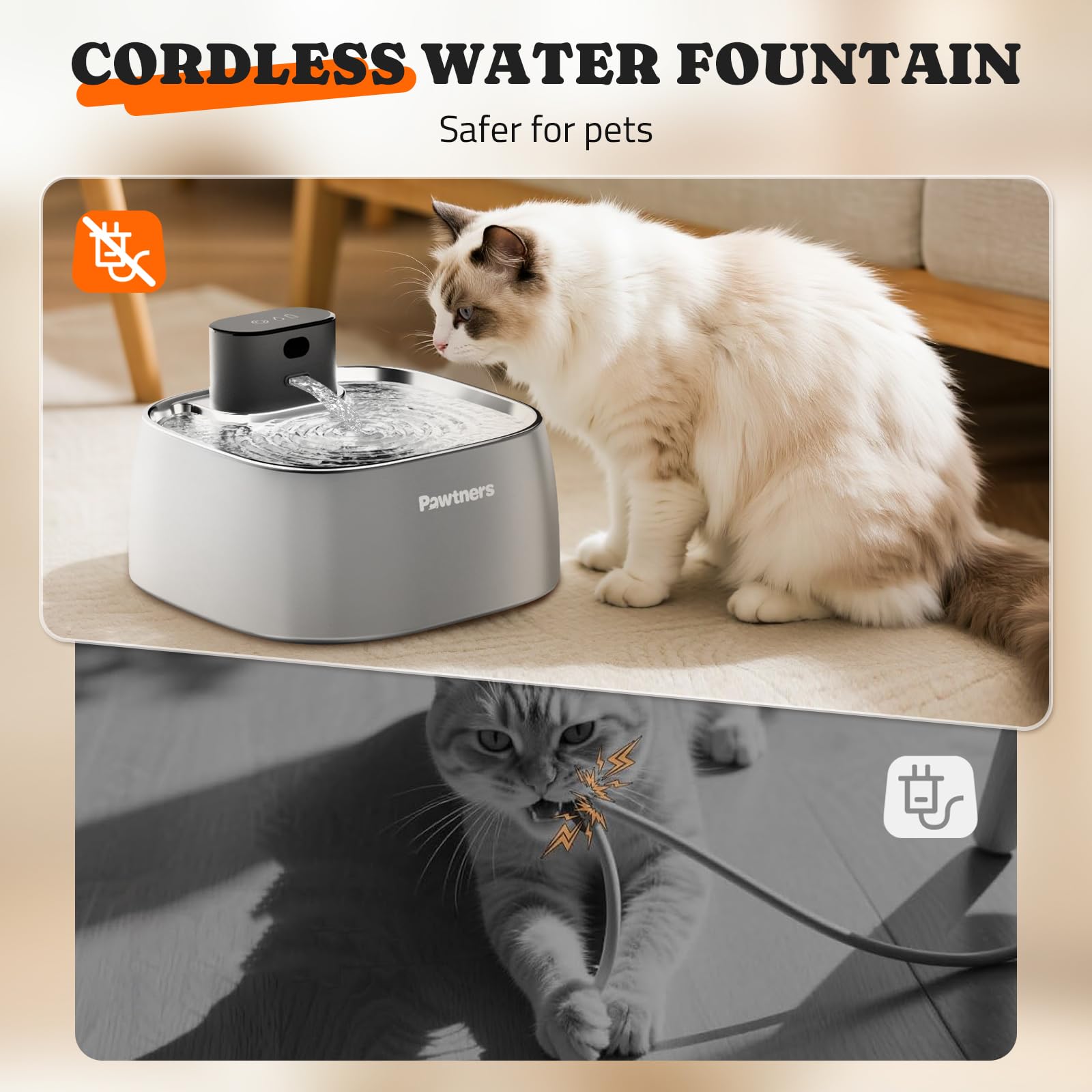 Pawtners 150-degree motion sensor captures pet presence