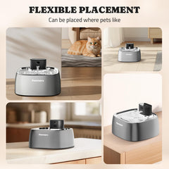 Pawtners stainless steel body shows durability and easy cleaning