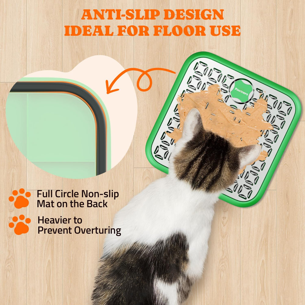 Pawtners dishwasher-safe lick mat cleans quickly after meals