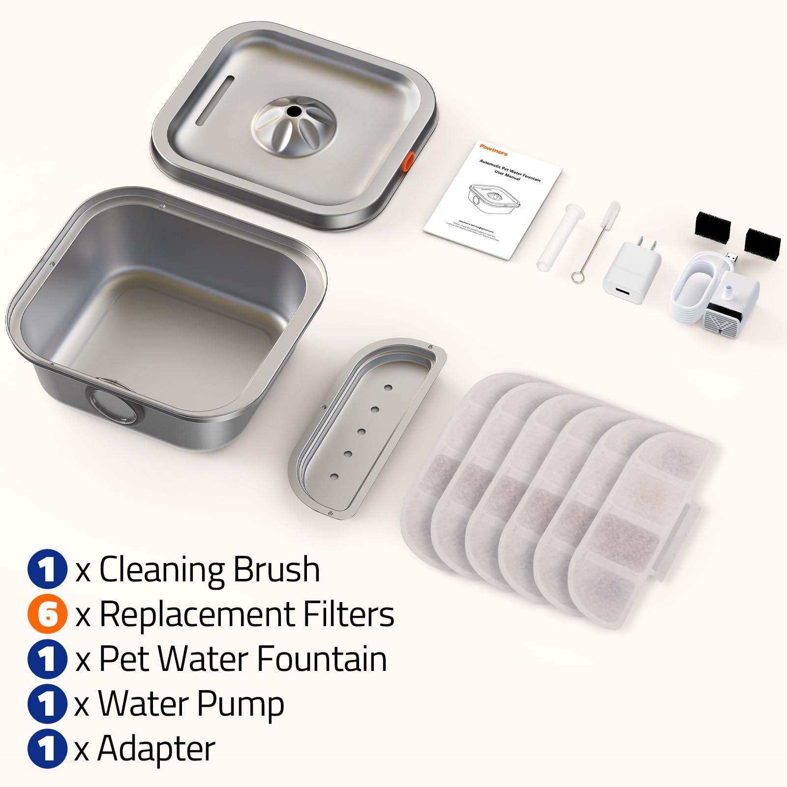 Pawtners easy-cleaning design simplifies daily maintenance.