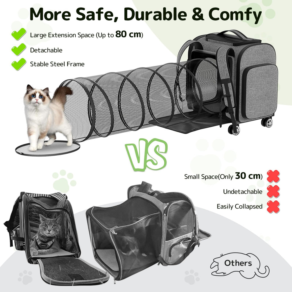 Pawtners expandable tunnel design for extra space
