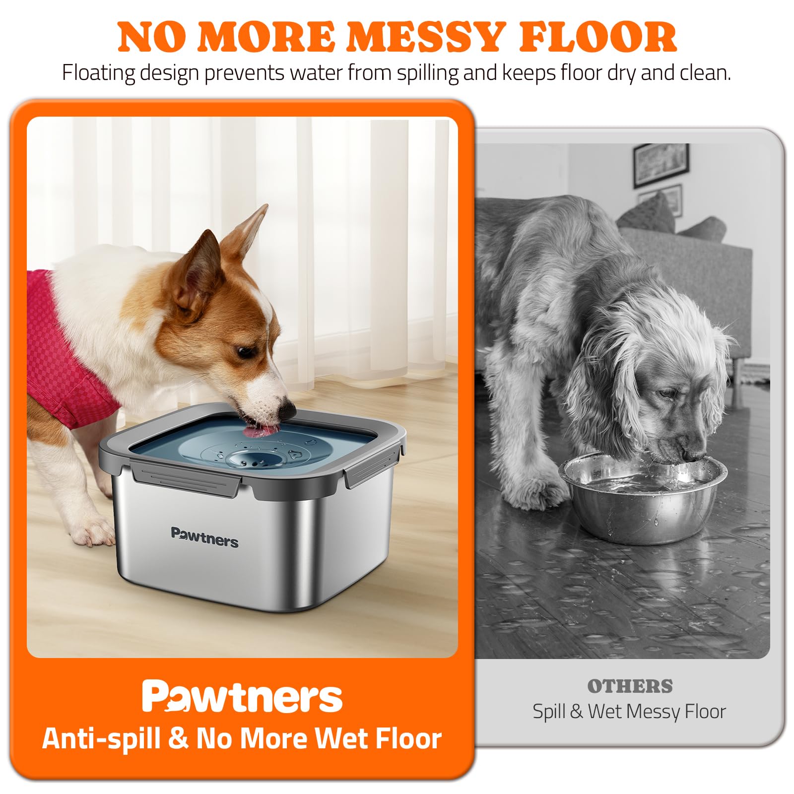 Pawtners filtered system with activated carbon filter for fresher water