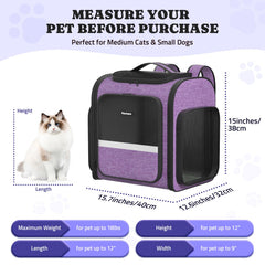 Pawtners foldable travel backpack compact design saves space.