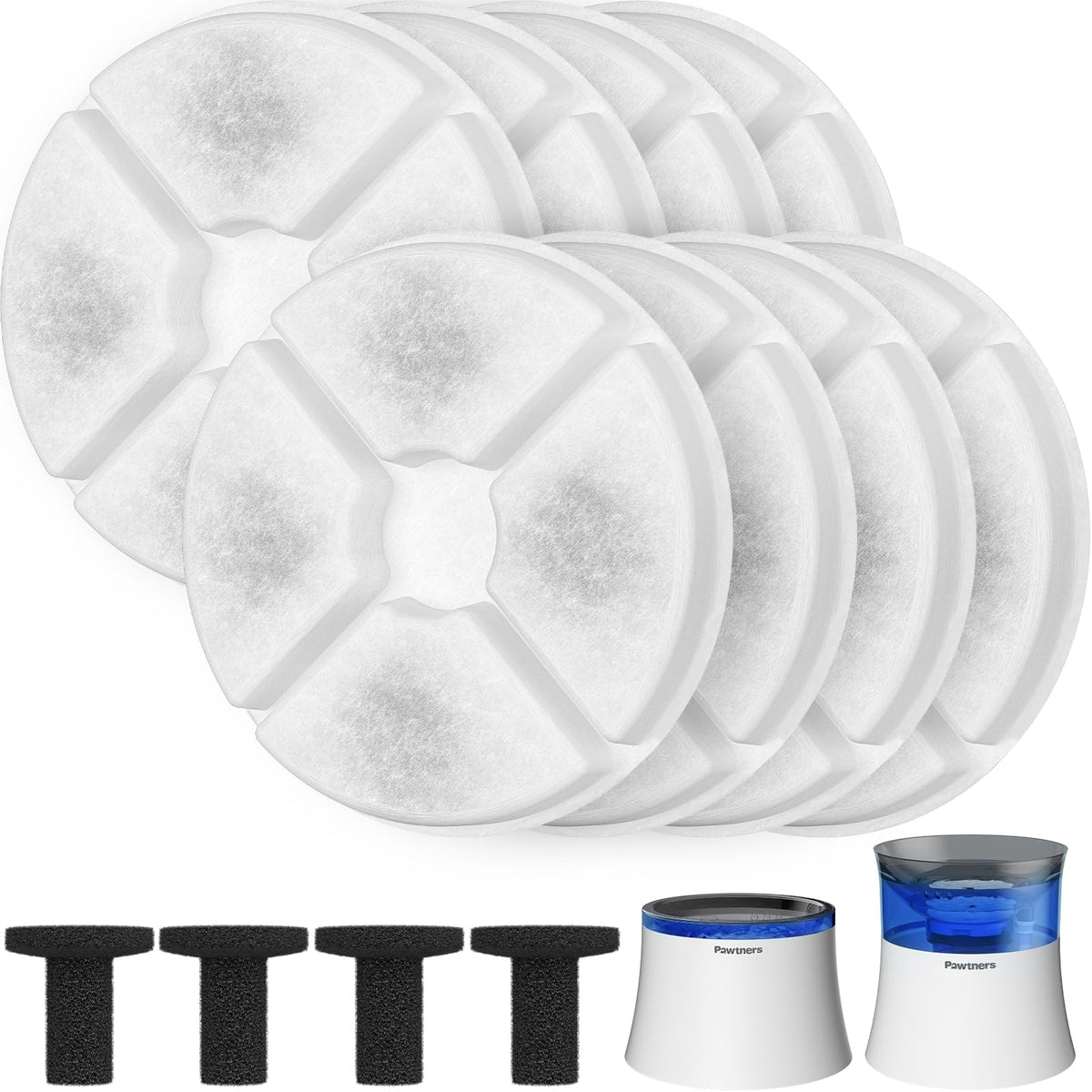 Pawtners LD2524 LD2523 filters packaging for easy replacement.
