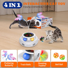 Pawtners random feather toy invites quick reflexes and interactive chases.