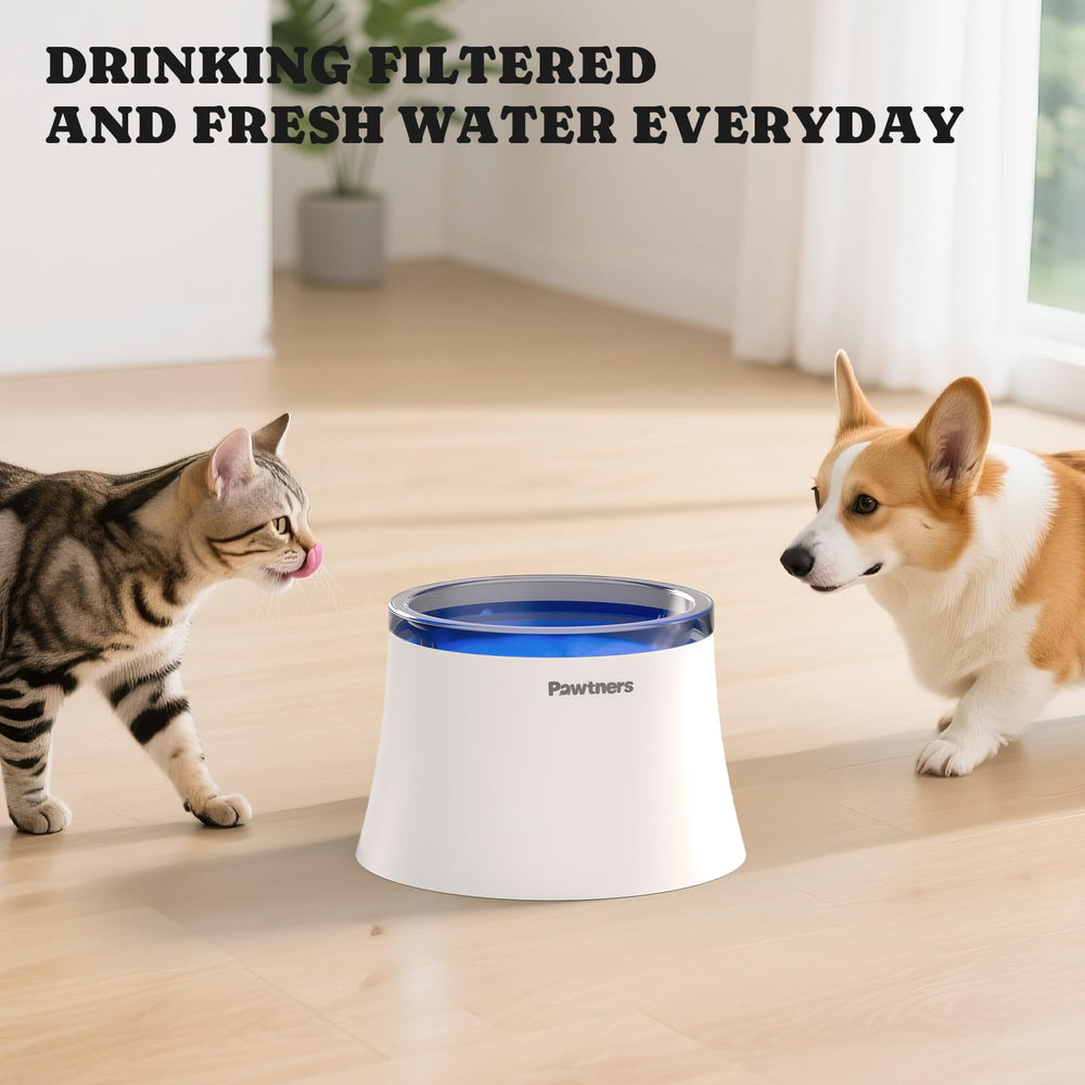 Pawtners replacement-filter set in use for pets.