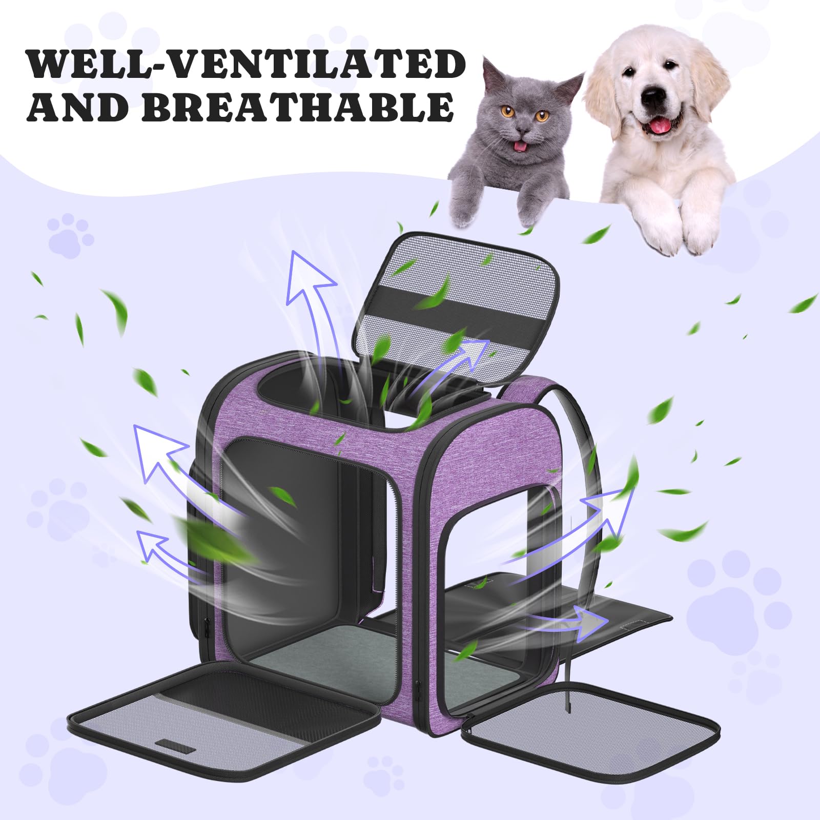 Pawtners self-locking zip closeup emphasizes enhanced pet safety.