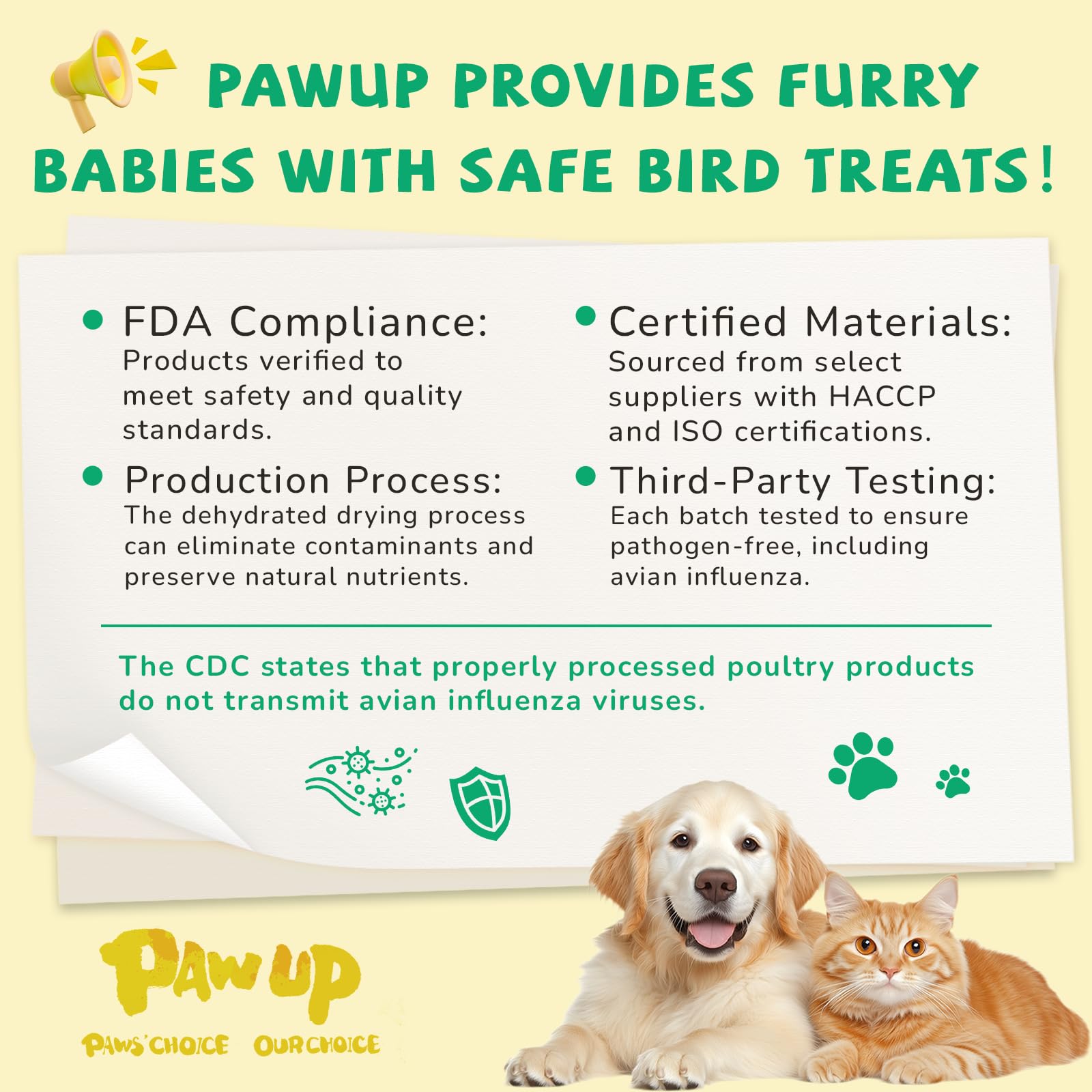 PAWUP 12.5 oz carton with 25-30-count chews for medium to large dogs.