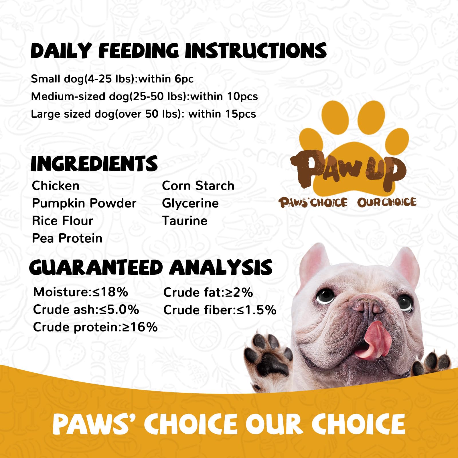 PAWUP training session with dog and treat, bonding moment
