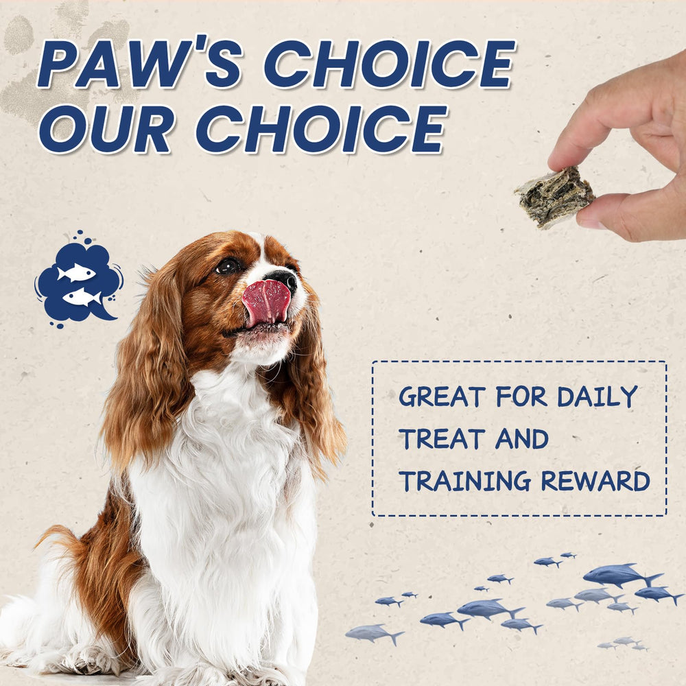 PAWUP Cod Skin Cubes grain-free ingredients for sensitive tummies