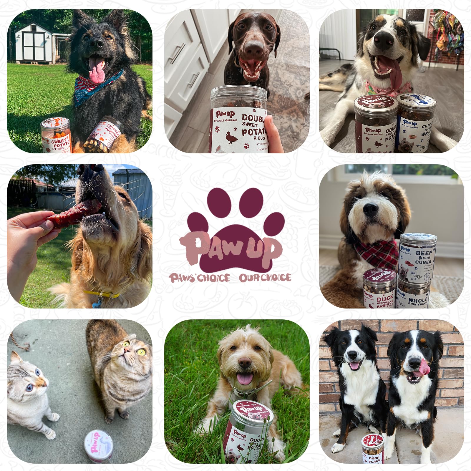 PAWUP Duck Jerky Rings grain-free, preservative-free formula supports gentle digestion.