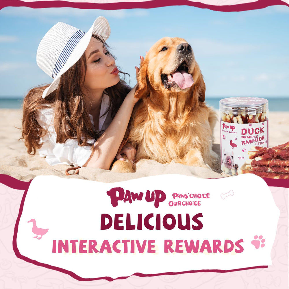 PAWUP healthy-hide-twists image highlights a natural chew for good jaw exercise