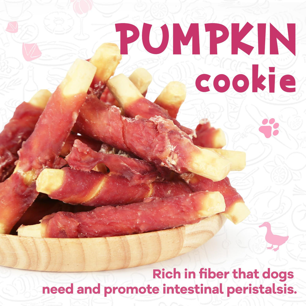 PAWUP rawhide-free snack pictured for safe chewing.