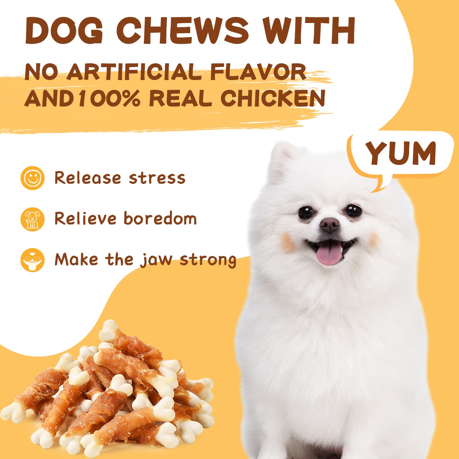 PAWUP-real-chicken-wrap-aroma enhances treat-time enjoyment.