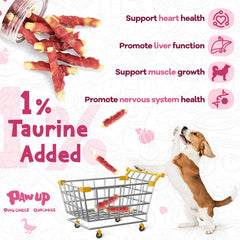 PAWUP small-dog-serving image showing portions suitable for tiny mouths.